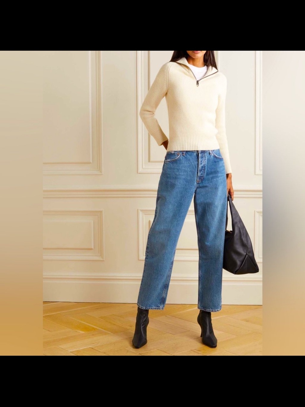 NWT AGOLDE Wyman Low Rise Vintage Straight Jeans Size 32 Organic Denim